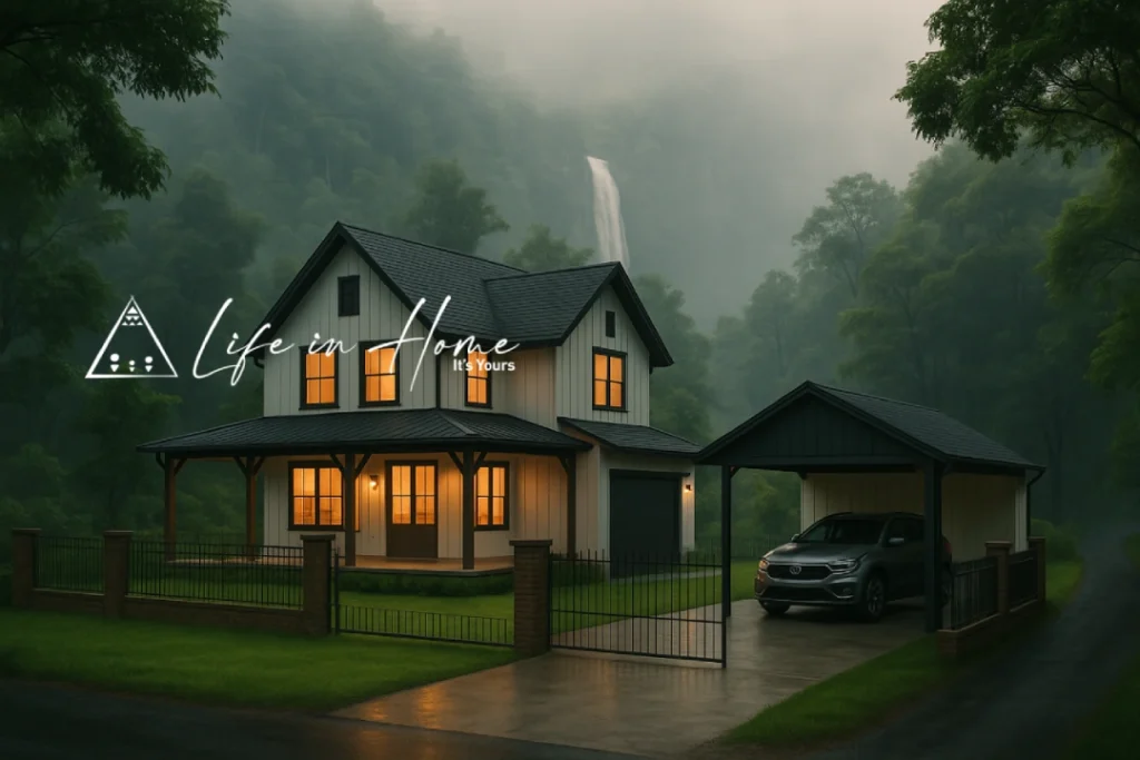 Eco-friendly farmhouse land near Siruvani waterfalls.